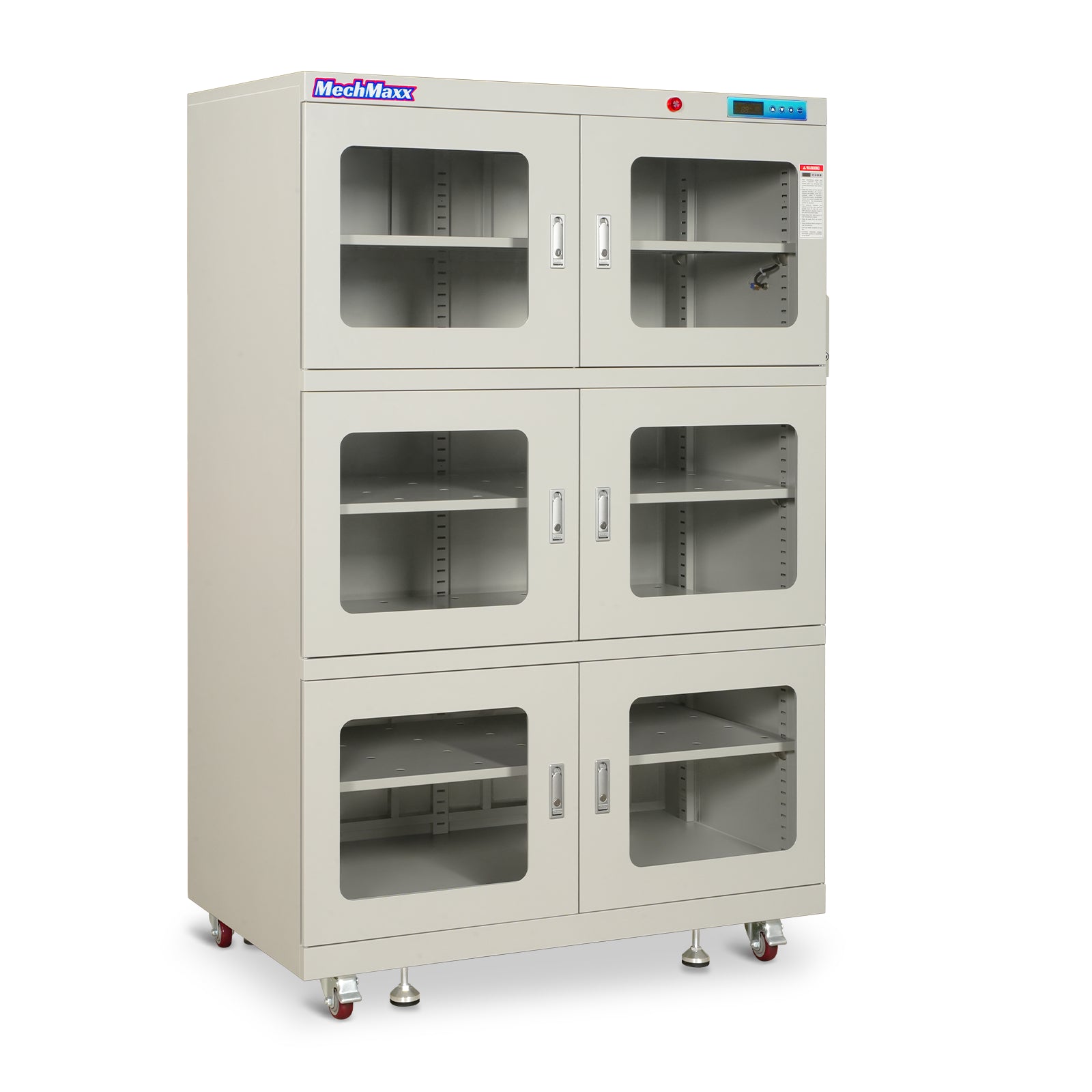 1-60% RH Nitrogen Dry Cabinet 1430L ESD Desiccator Cabinet Low Humidity Storage, White, NC1430BW-6