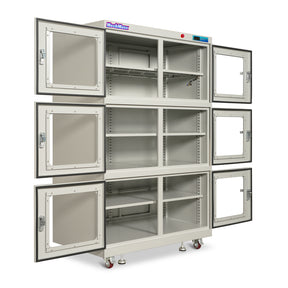 1-60% RH Nitrogen Dry Cabinet 1430L ESD Desiccator Cabinet Low Humidity Storage, White, NC1430BW-6