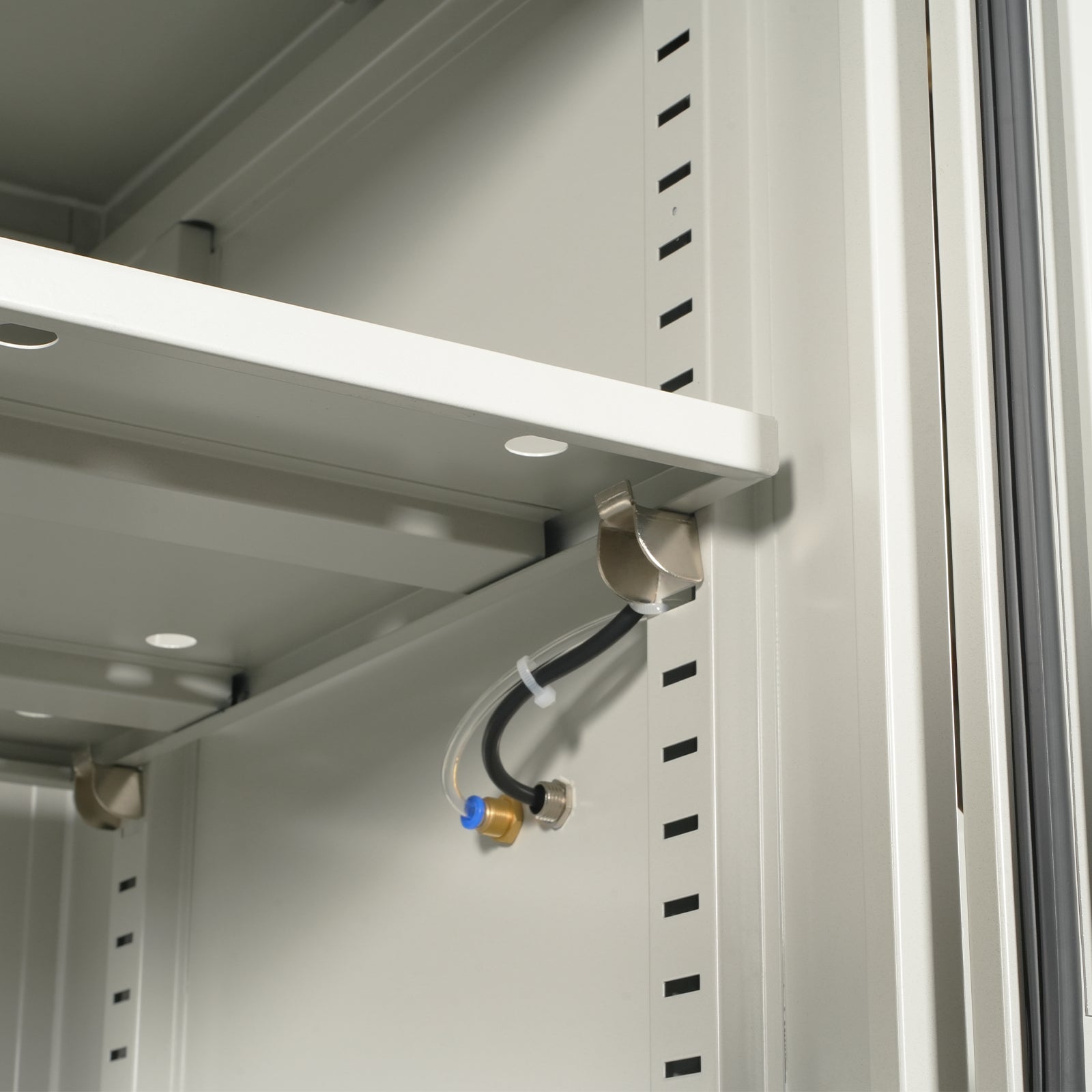 1-60% RH Nitrogen Dry Cabinet 1430L ESD Desiccator Cabinet Low Humidity Storage, White, NC1430BW-6