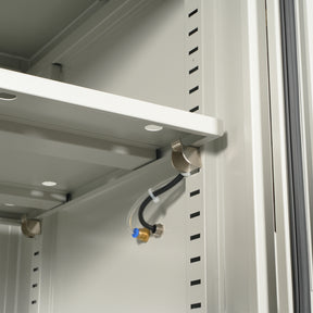 1-60% RH Nitrogen Dry Cabinet 1430L ESD Desiccator Cabinet Low Humidity Storage, White, NC1430BW-6