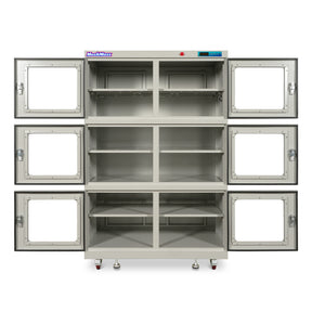 1-60% RH Nitrogen Dry Cabinet 1430L ESD Desiccator Cabinet Low Humidity Storage, White, NC1430BW-6