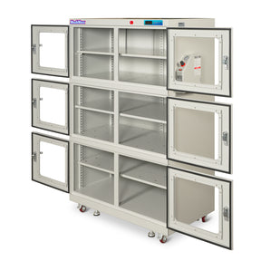1-60% RH Nitrogen Dry Cabinet 1430L ESD Desiccator Cabinet Low Humidity Storage, White, NC1430BW-6