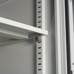 1-60% RH Nitrogen Dry Cabinet 1430L ESD Desiccator Cabinet Low Humidity Storage, White, NC1430BW-6