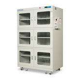 1-60% RH Nitrogen Dry Cabinet 1430L ESD Desiccator Cabinet Low Humidity Storage, White, NC1430BW-6