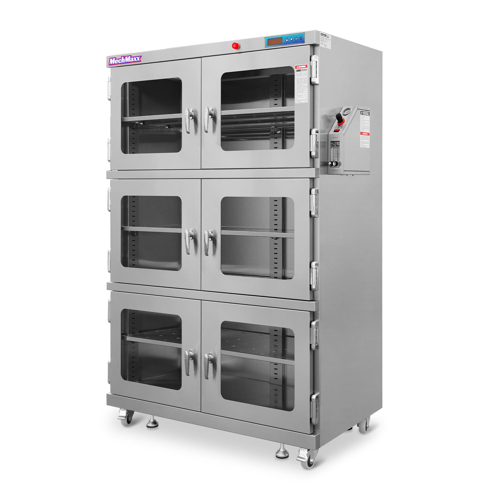 1-60% RH Nitrogen Dry Cabinet 1430L Desiccator Cabinet Low Humidity Storage, 304 Stainless Steel, NC1430BSS-6