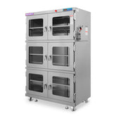 1-60% RH Nitrogen Dry Cabinet 1430L Desiccator Cabinet Low Humidity Storage, 304 Stainless Steel, NC1430BSS-6