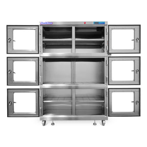 1-60% RH Nitrogen Dry Cabinet 1430L Desiccator Cabinet Low Humidity Storage, 304 Stainless Steel, NC1430BSS-6