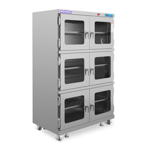 1-60% RH Nitrogen Dry Cabinet 1430L Desiccator Cabinet Low Humidity Storage, 304 Stainless Steel, NC1430BSS-6