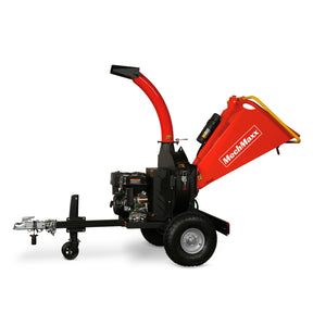 5 inch E-start DUCAR 420cc 15hp Gasoline Engine Powered Disc Wood Chipper with Taillight , P4205