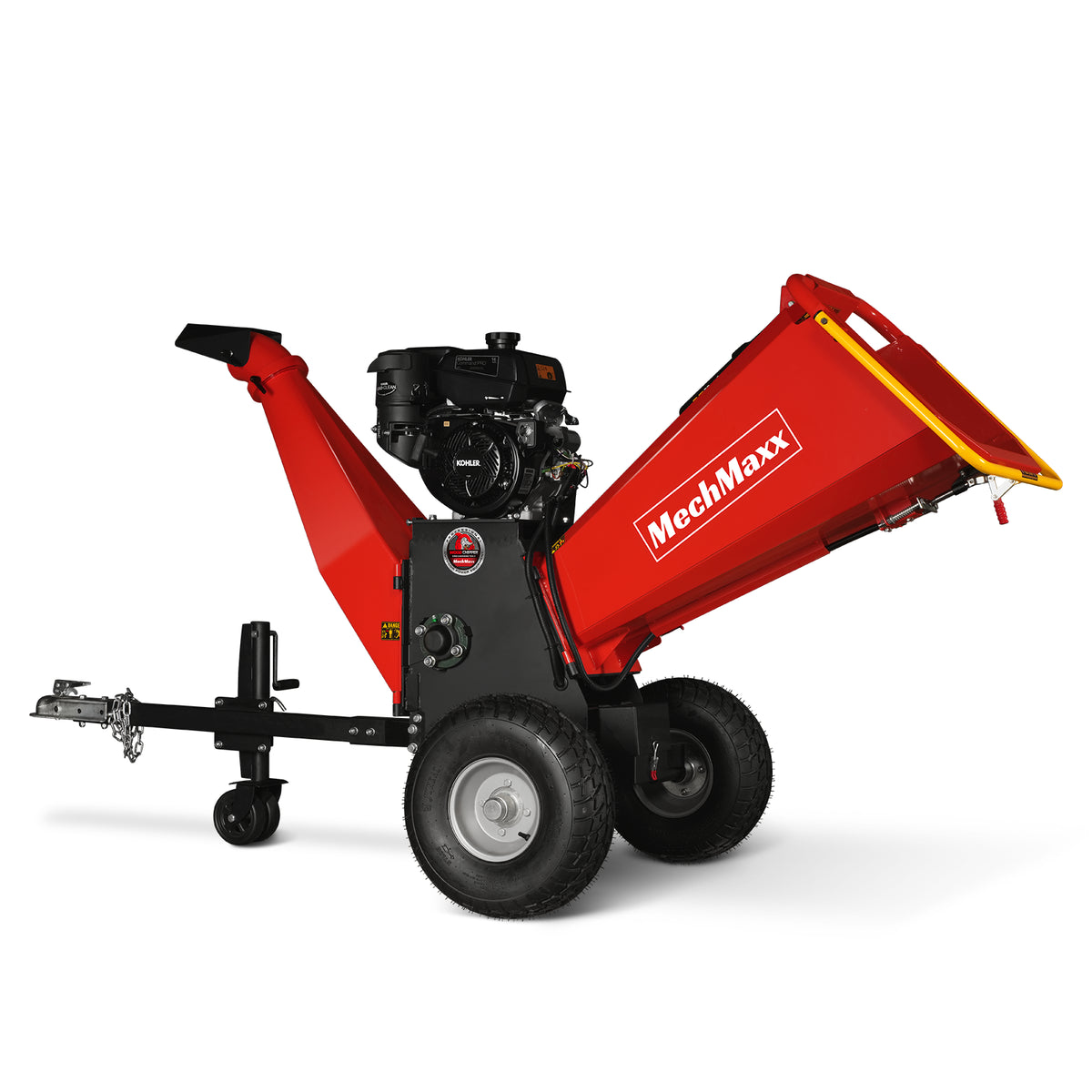 6 inch KOHLER E-Start 429cc 14HP Gasoline Engine Powered Drum Wood Chipper , P4206