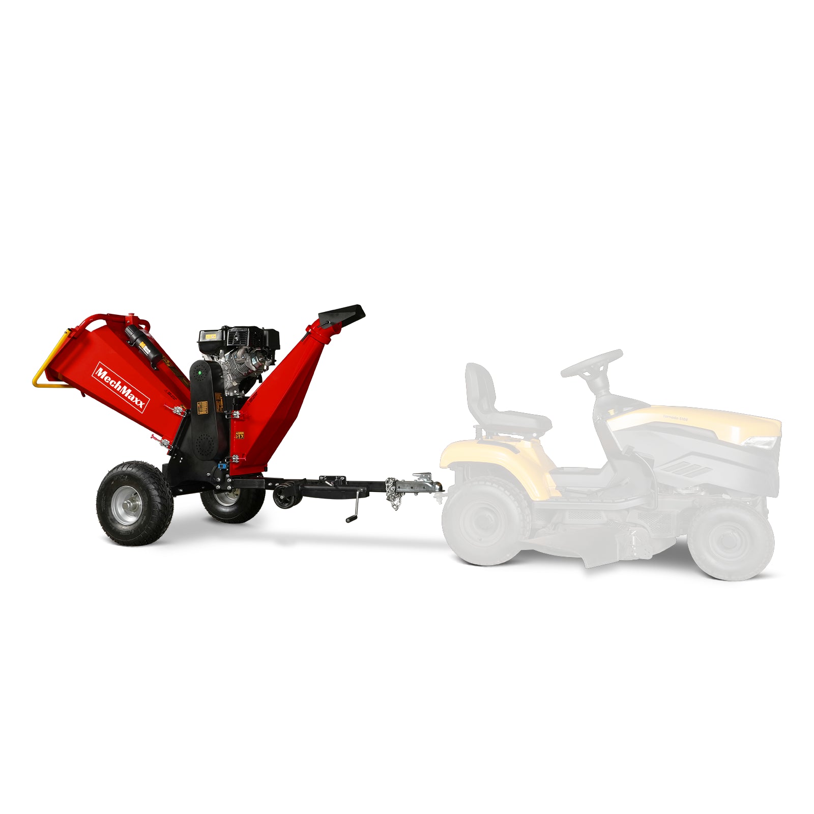 6 inch E-start DUCAR 420cc 15hp Gasoline Engine Powered Drum Wood Chipper , P4206