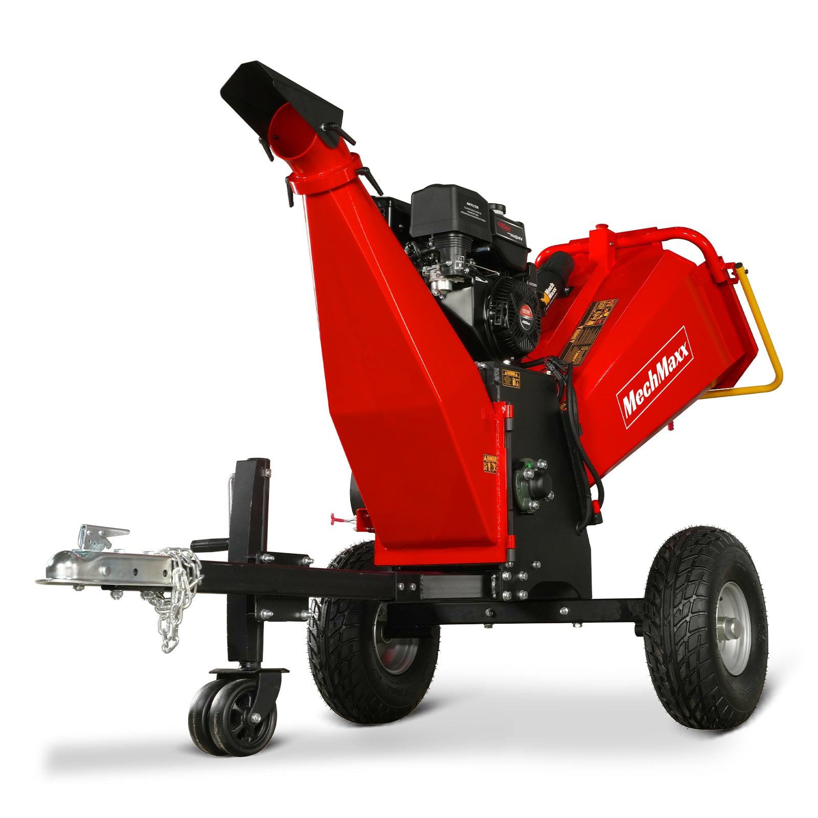 6 inch E-start DUCAR 420cc 15hp Gasoline Engine Powered Drum Wood Chipper , P4206