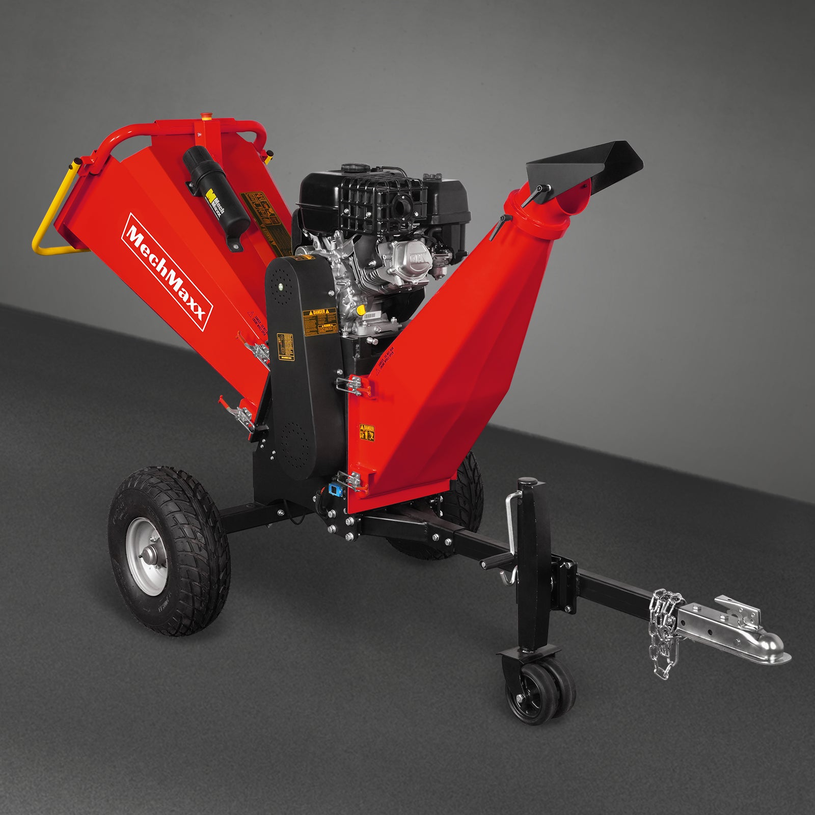 6 inch E-start ZONSEN 459cc 15hp Gasoline Engine Powered Drum Wood Chipper , P4206