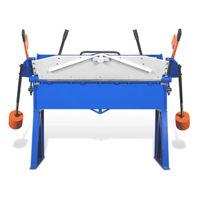 48” Manual Pan and Box Brake - Heavy Duty, Durable Construction, 12 Gauge Mild Steel, 135° Bending Angle, Individual Bending Fingers"