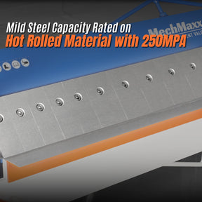 48" Manual Pan and Box Brake - 16 Gauge Mild Steel Capacity, 135° Bending Angle, 16 Precision Fingers, Durable Construction for Accurate Bends"