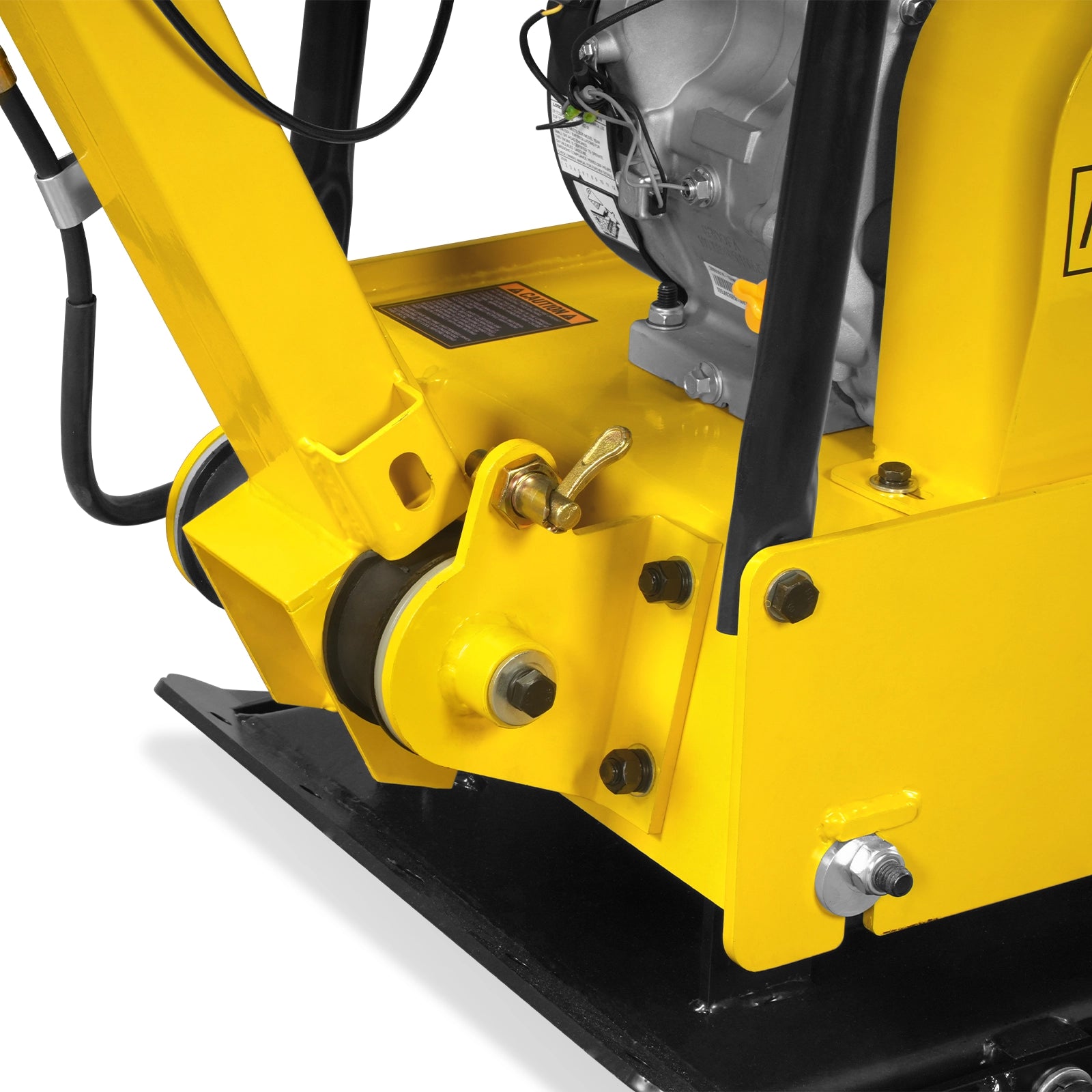 9 HP Reversible Plate Compactor with Wheel Kit and Extension Plates, 6750 lb Centrifugal Force, PC180Z