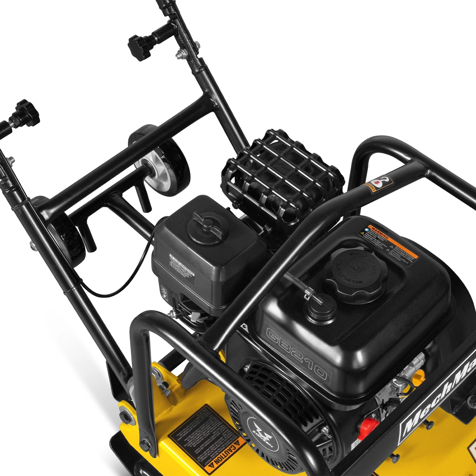 Ryobi Compactor 5.8 HP Vibratory Plate Compactor with Wheel Kit, 3600 lb Centrifugal F