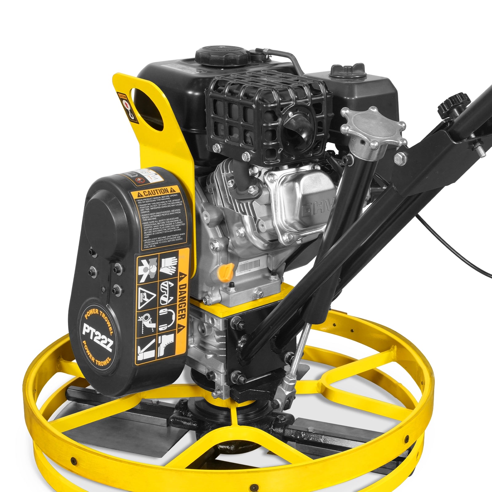 5.8 HP 23 in Walk-Behind Concrete Power Trowel with Blades and Float Pan, PT22Z
