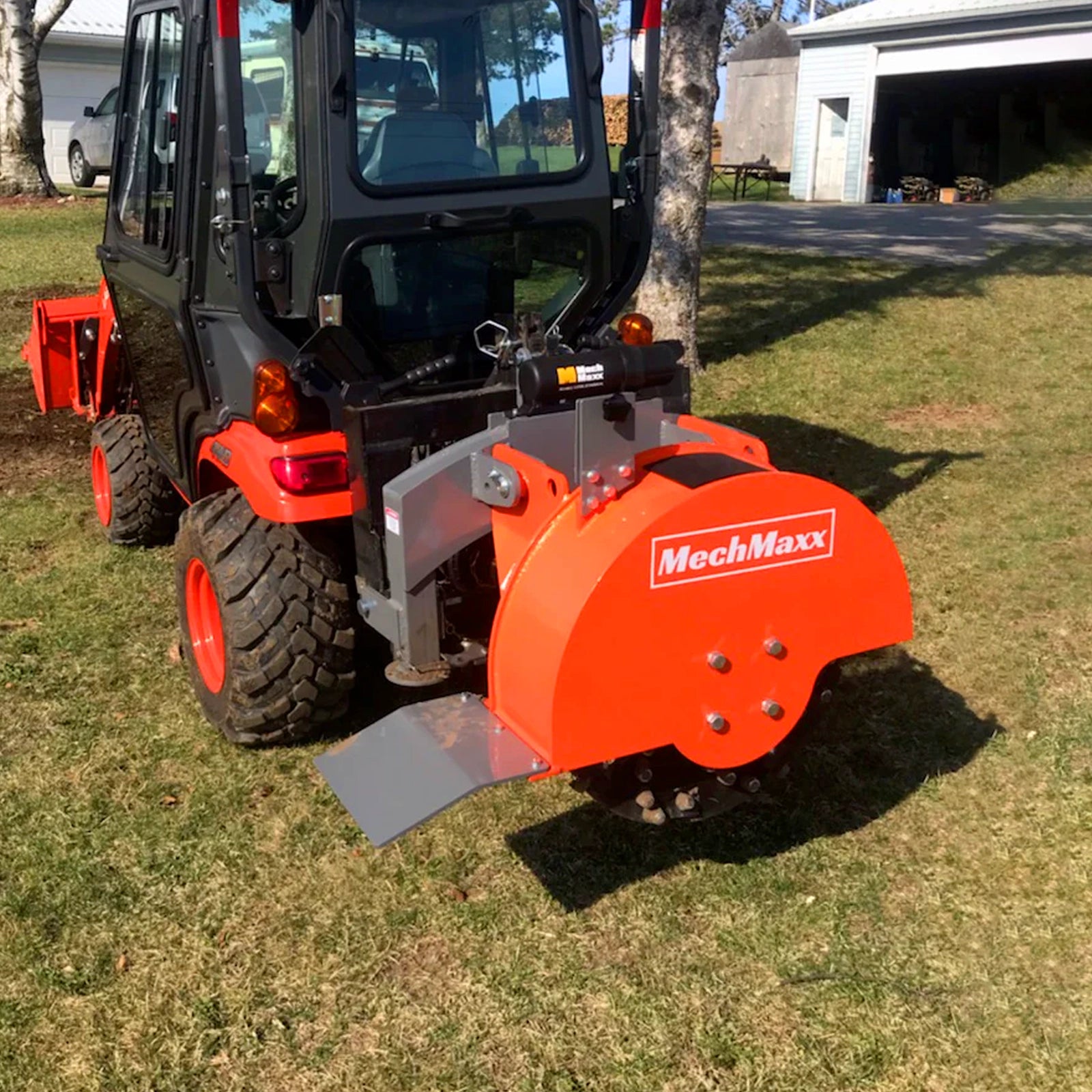 3-Point PTO Stump Grinder with 34 Carbide Teeth (PTO Shaft Included with Slip Clutch), for 15-45HP Tractor, SG24