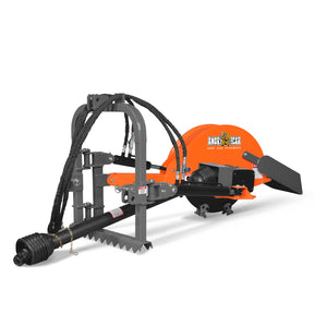 24'' Cutting Wheel Hydraulic Cylinders Stump Grinder,  (PTO Shaft Included with Slip Clutch) ,  35-60hp,   TSG61