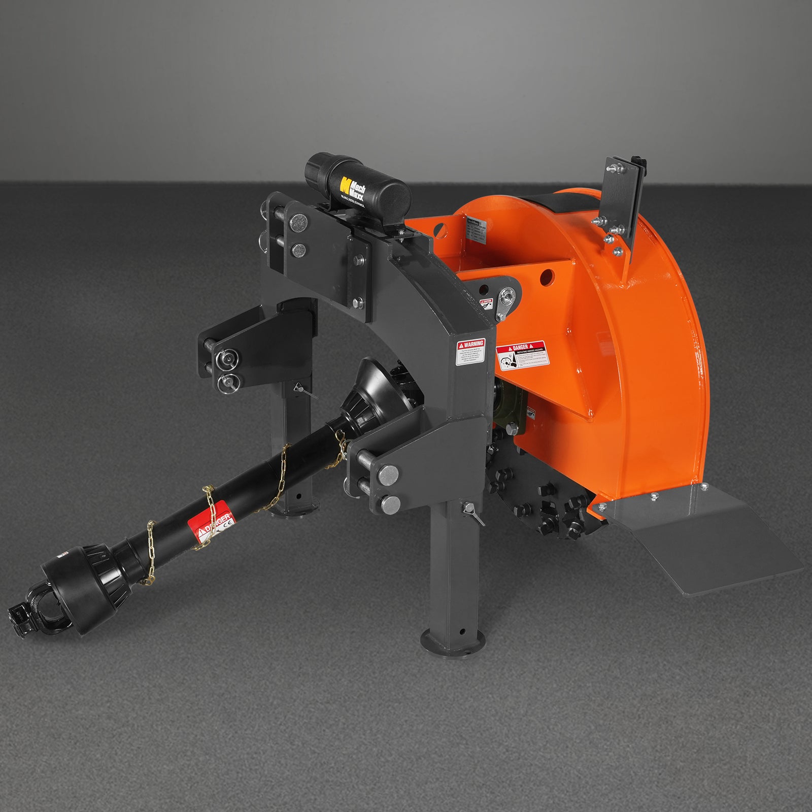 3-Point PTO Stump Grinder with 44 Carbide Teeth (PTO Shaft Included with Slip Clutch), for 35-80HP Tractor, SG28