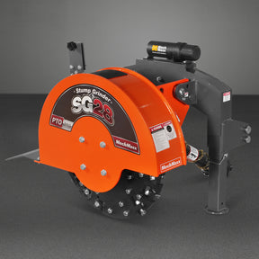 3-Point PTO Stump Grinder with 44 Carbide Teeth (PTO Shaft Included with Slip Clutch), for 35-80HP Tractor, SG28