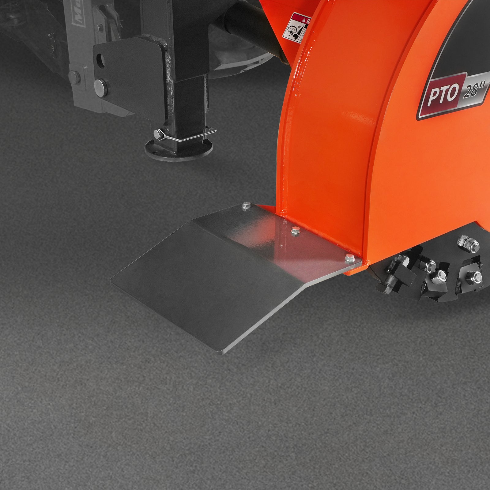 3-Point PTO Stump Grinder with 44 Carbide Teeth (PTO Shaft Included with Slip Clutch), for 35-80HP Tractor, SG28