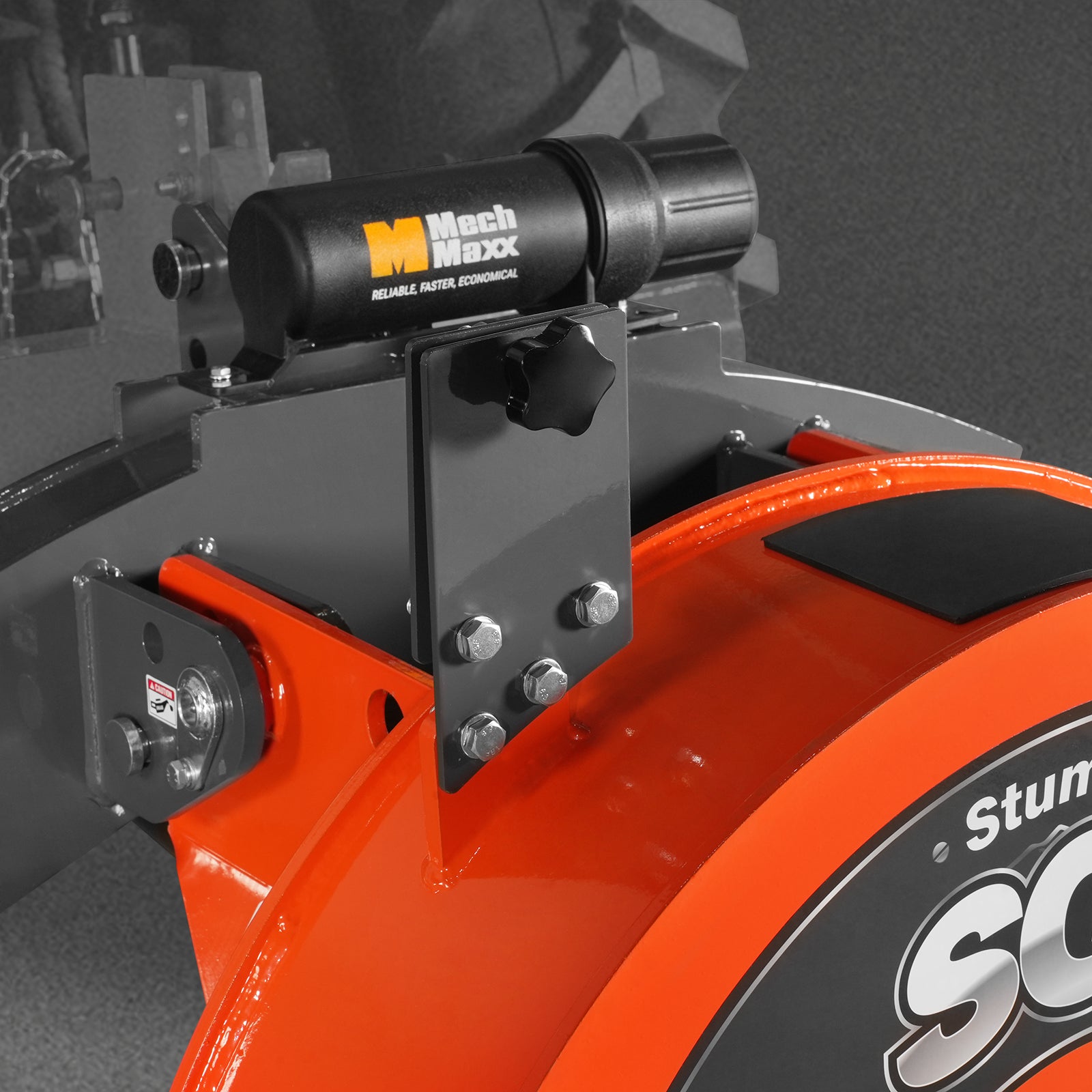 3-Point PTO Stump Grinder with 44 Carbide Teeth (PTO Shaft Included with Slip Clutch), for 35-80HP Tractor, SG28