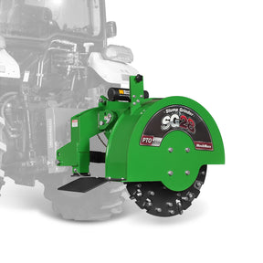 3-Point PTO Stump Grinder with 44 Carbide Teeth (PTO Shaft Included with Slip Clutch), for 35-80HP Tractor, SG28