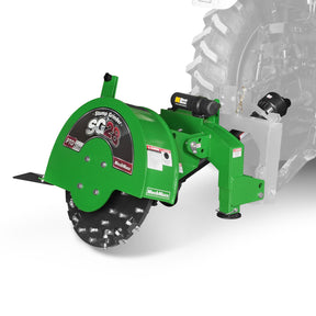 3-Point PTO Stump Grinder with 44 Carbide Teeth (PTO Shaft Included with Slip Clutch), for 35-80HP Tractor, SG28