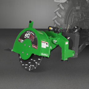 3-Point PTO Stump Grinder with 44 Carbide Teeth (PTO Shaft Included with Slip Clutch), for 35-80HP Tractor, SG28