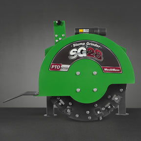 3-Point PTO Stump Grinder with 44 Carbide Teeth (PTO Shaft Included with Slip Clutch), for 35-80HP Tractor, SG28