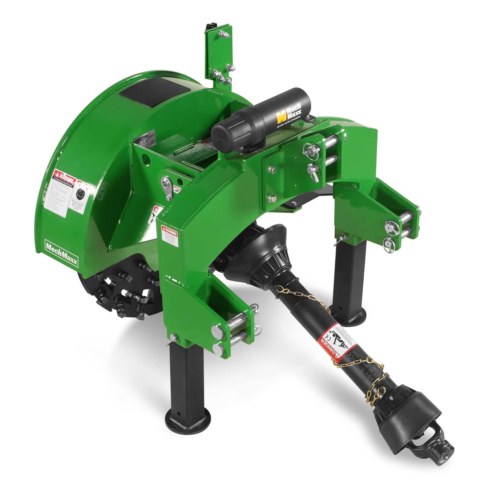 3-Point PTO Stump Grinder with 44 Carbide Teeth (PTO Shaft Included with Slip Clutch), for 35-80HP Tractor, SG28