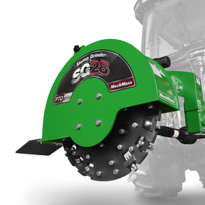 3-Point PTO Stump Grinder with 44 Carbide Teeth (PTO Shaft Included with Slip Clutch), for 35-80HP Tractor, SG28