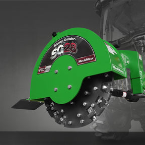 3-Point PTO Stump Grinder with 44 Carbide Teeth (PTO Shaft Included with Slip Clutch), for 35-80HP Tractor, SG28