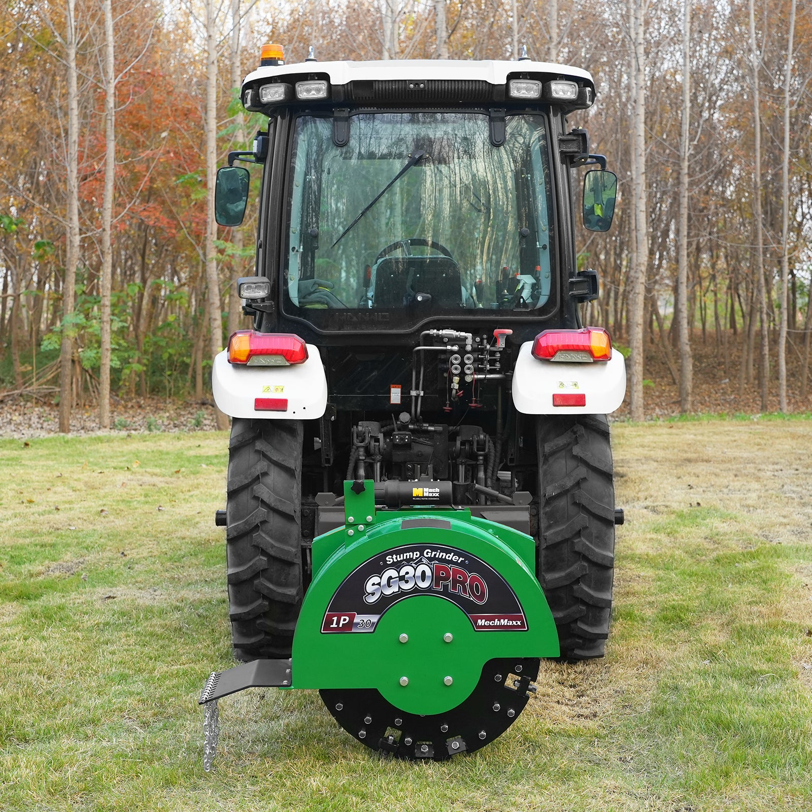 3-Point PTO Stump Grinder, 30 in Flywheel, 40-100HP, with 44 Carbide Teeth (PTO Shaft Included with Slip Clutch), SG30PRO