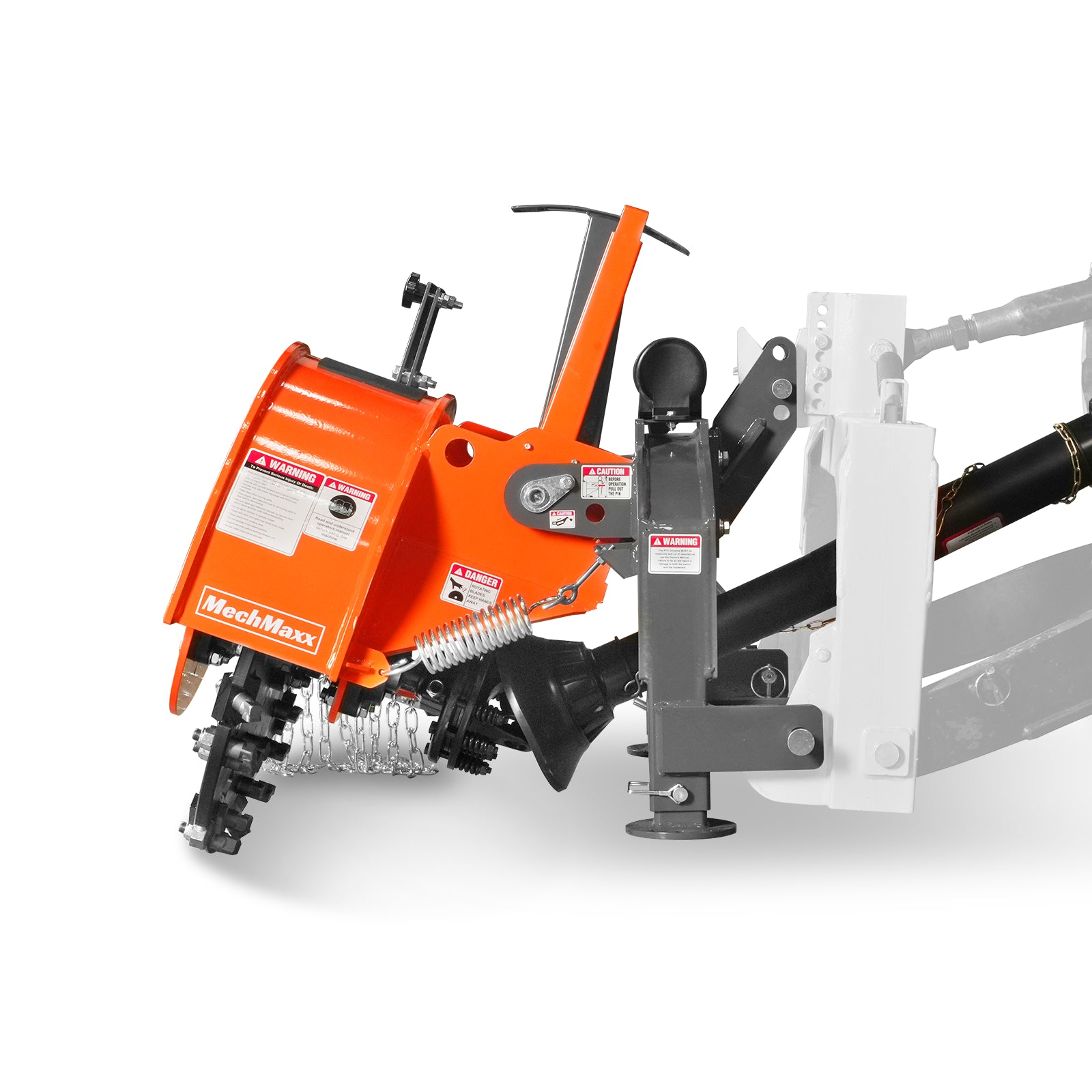 3-Point PTO Stump Grinder with 34 Carbide Teeth (PTO Shaft Included with Slip Clutch), for 15-45HP Tractor, SG24PRO