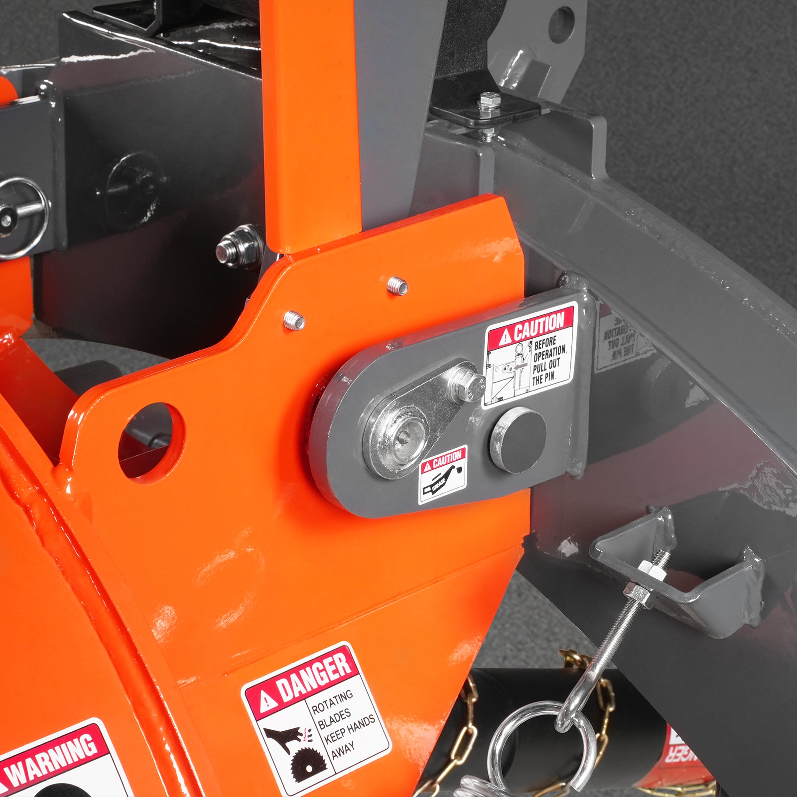 3-Point PTO Stump Grinder with 34 Carbide Teeth (PTO Shaft Included with Slip Clutch), for 15-45HP Tractor, SG24PRO