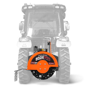 3-Point PTO Stump Grinder with 34 Carbide Teeth (PTO Shaft Included with Slip Clutch), for 15-45HP Tractor, SG24PRO