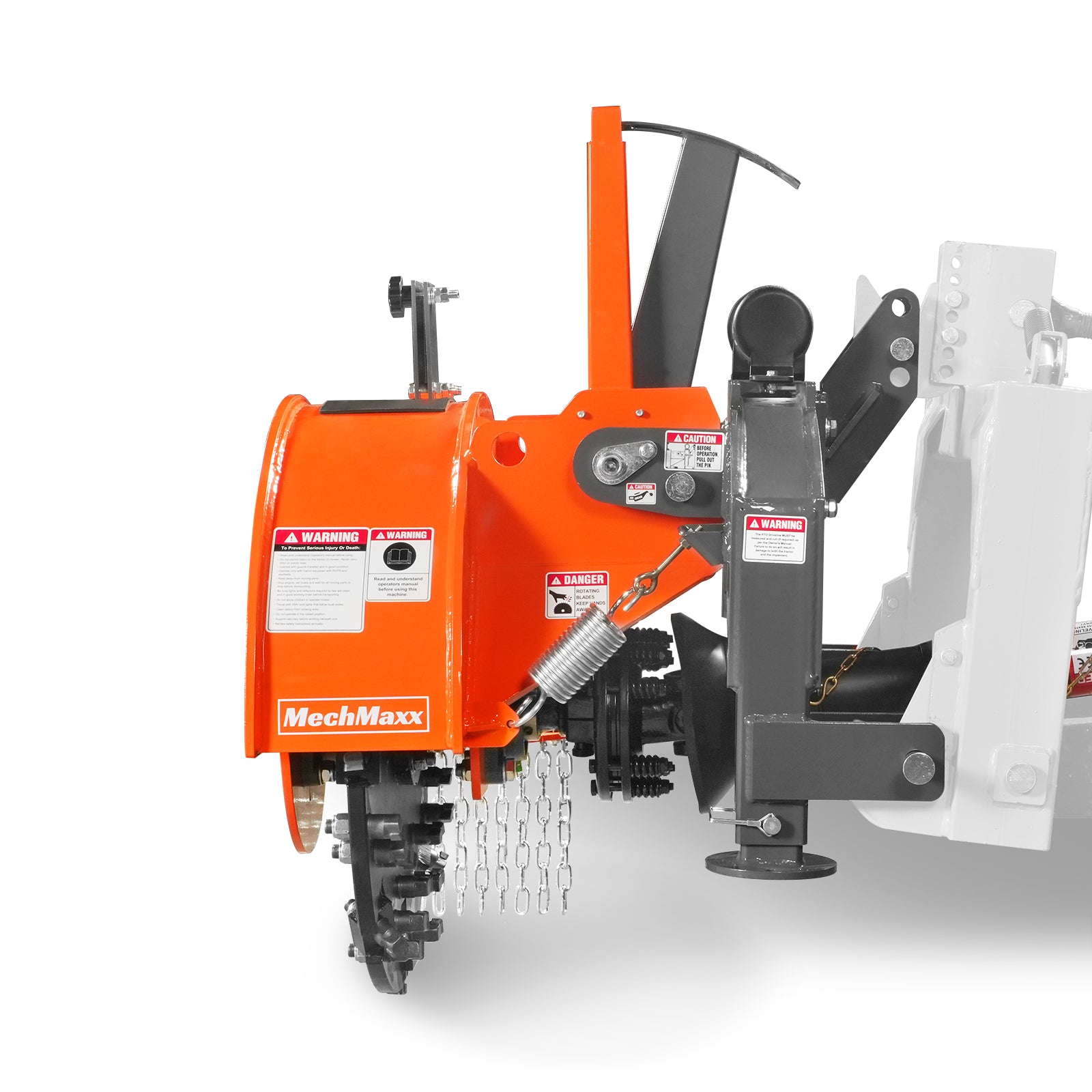 3-Point PTO Stump Grinder with 34 Carbide Teeth (PTO Shaft Included with Slip Clutch), for 15-45HP Tractor, SG24PRO