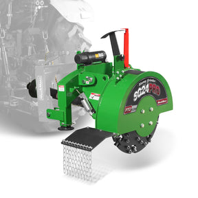 3-Point PTO Stump Grinder with 34 Carbide Teeth (PTO Shaft Included with Slip Clutch), for 15-45HP Tractor, SG24PRO