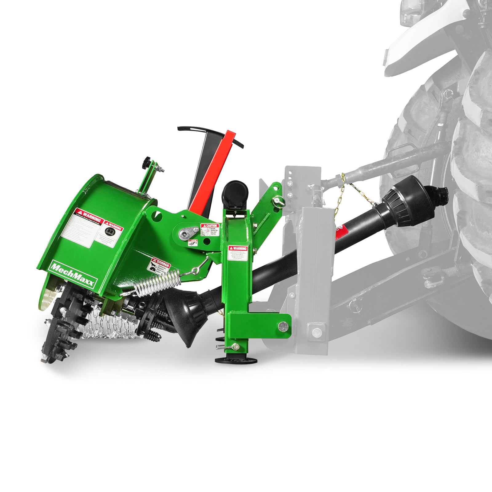 3-Point PTO Stump Grinder with 34 Carbide Teeth (PTO Shaft Included with Slip Clutch), for 15-45HP Tractor, SG24PRO