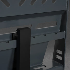 36'' Mini Skid Steer Pallet Fork Frame Attachment, 2204 lb Weight Capacity