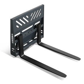 36'' Mini Skid Steer Pallet Fork Frame Attachment, 2204 lb Weight Capacity