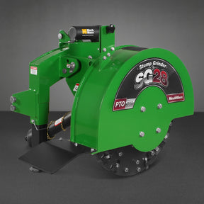 3-Point PTO Stump Grinder with 44 Carbide Teeth (PTO Shaft Included with Slip Clutch),  for 35-80HP Tractor,  SG28