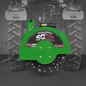 3-Point PTO Stump Grinder with 44 Carbide Teeth (PTO Shaft Included with Slip Clutch),  for 35-80HP Tractor,  SG28