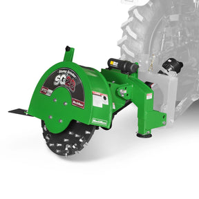 3-Point PTO Stump Grinder with 44 Carbide Teeth (PTO Shaft Included with Slip Clutch),  for 35-80HP Tractor,  SG28