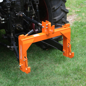 3 Point Quick Hitch Cat 1 for Tractors, Orange, QH1T