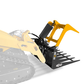 42” Mini Skid Steer Skeleton Grapple Attachment, Toro Style Mount, 24” Arm Opening, 2000 lb Weight Capacity