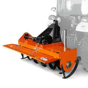 5FT 3-Point Gear Drive Rotary Tiller, 25-50HP Tractor, PTO Shaft Included (With Slip Clutch), Cat. 1 &2 Hookup , RT500